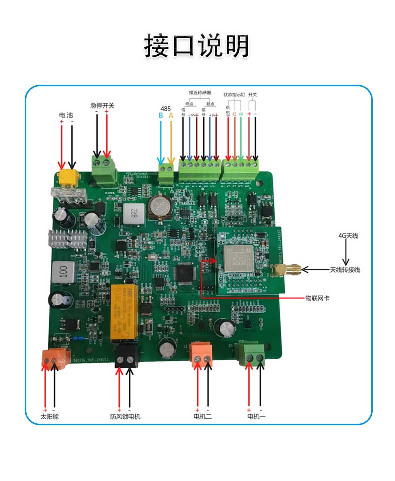 光伏板清掃機(jī)器人電路板 光伏板清掃機(jī)器人電路板